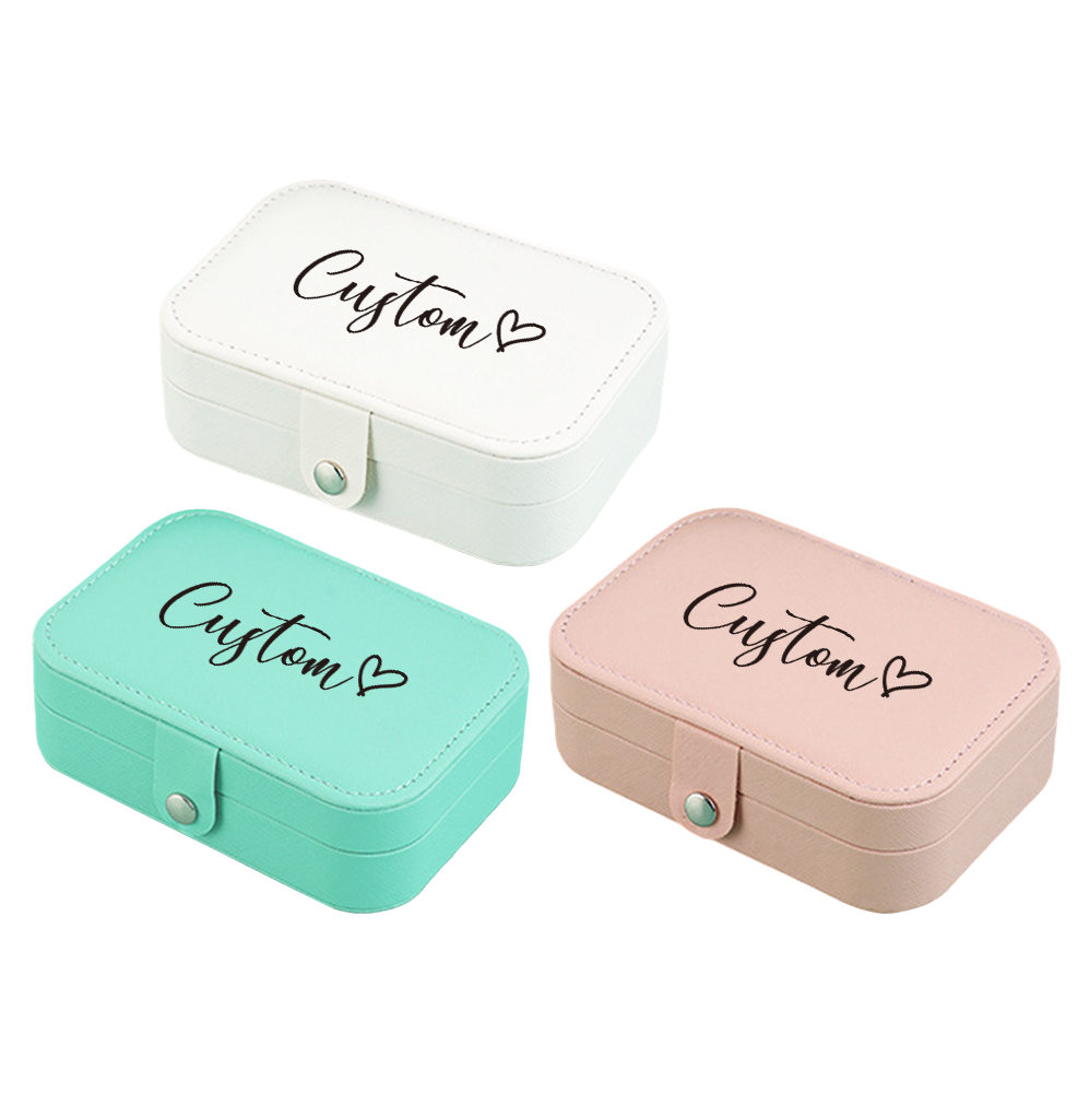Shop Jewelry & Watches Near Me - Caja de Joyería Portátil Personalizada con