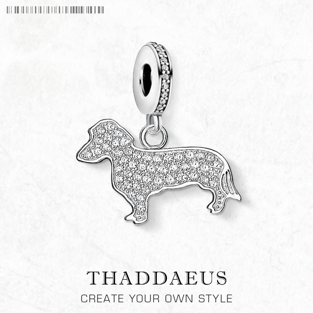 Mens Dog Tag Necklace - Colgante de plata de ley 925