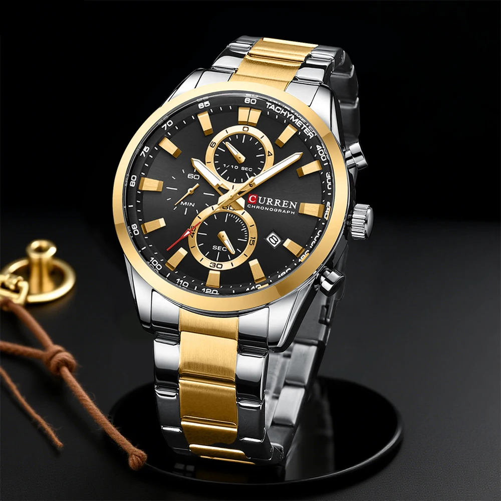 Jewelry For Watches - CURREN Casual cuarzo cronógrafo relojes deportivos