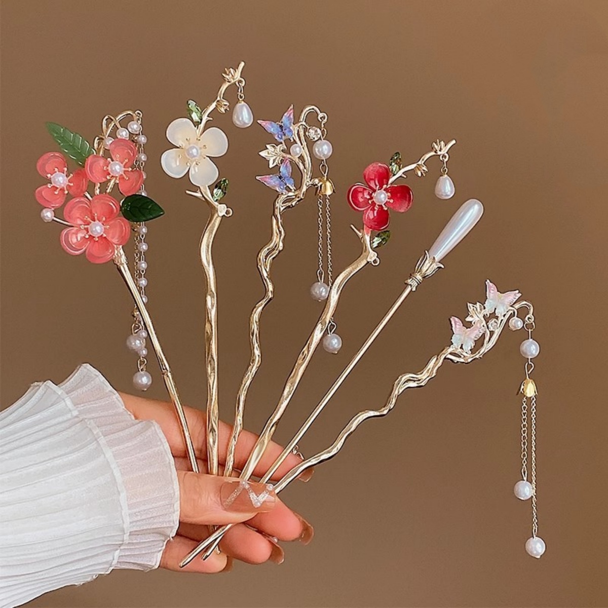 Shop Jewelry & Watches Near Me - 2025 nueva horquilla de flor para