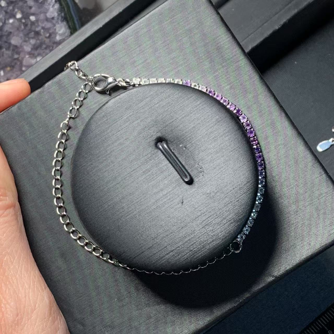 HEYYA-pulsera de tenis de citr - Gemstone Bracelet Healing reseña y precio