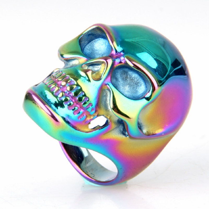 Anillo gótico azul con calaver - Gothic Skull Ring reseña y precio