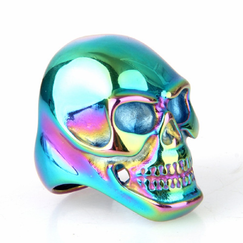 Anillo gótico azul con calaver - Gothic Skull Ring reseña y precio