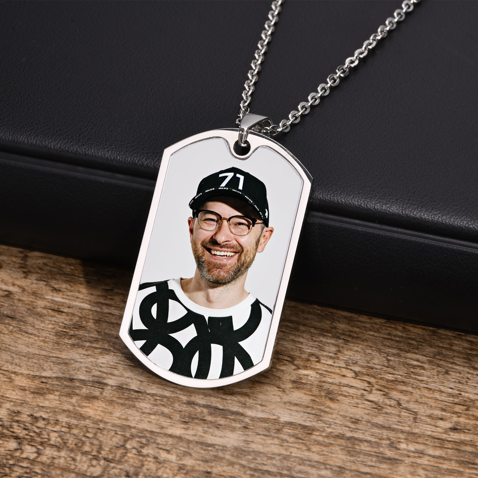 Vnox fotos personalizadas grat - Mens Dog Tag Necklace reseña y precio