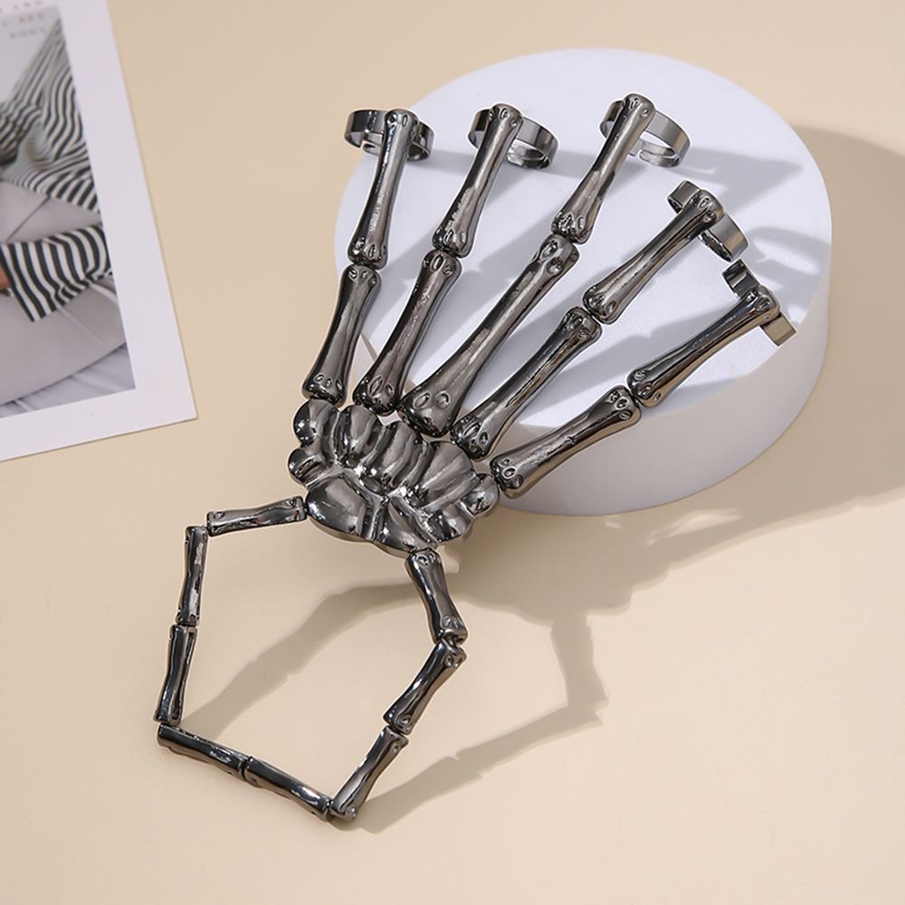 Pulsera de metal para fiesta,  - Gothic Skull Ring reseña y precio