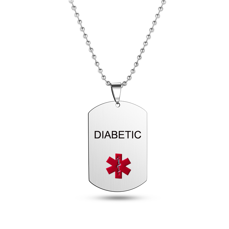 Collar con etiqueta de perro d - Mens Dog Tag Necklace reseña y precio