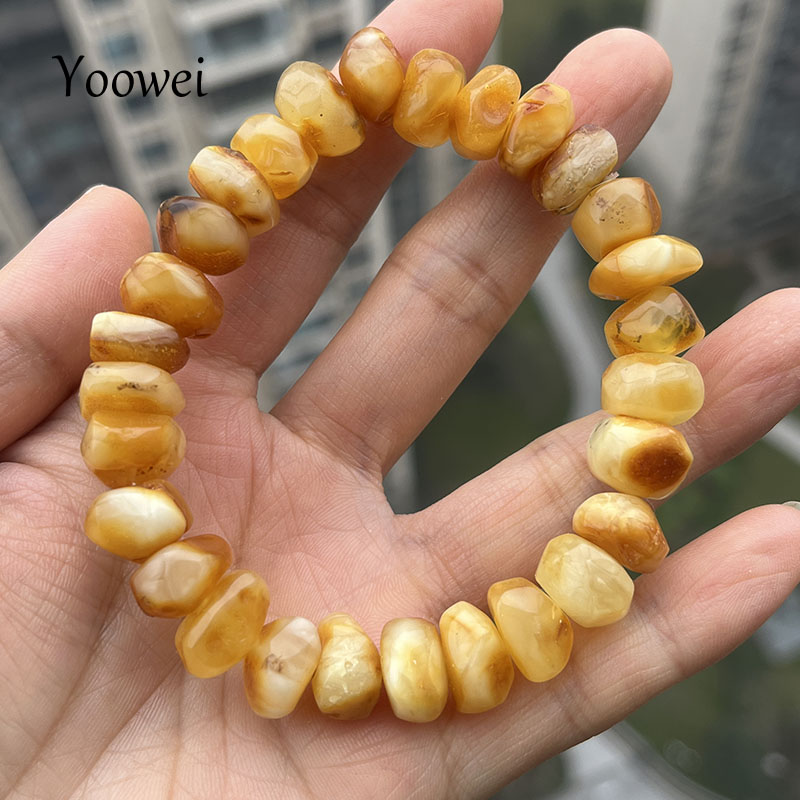 Pulseras de Ámbar Amarillo 100 - Gemstone Bracelet Healing reseña y precio