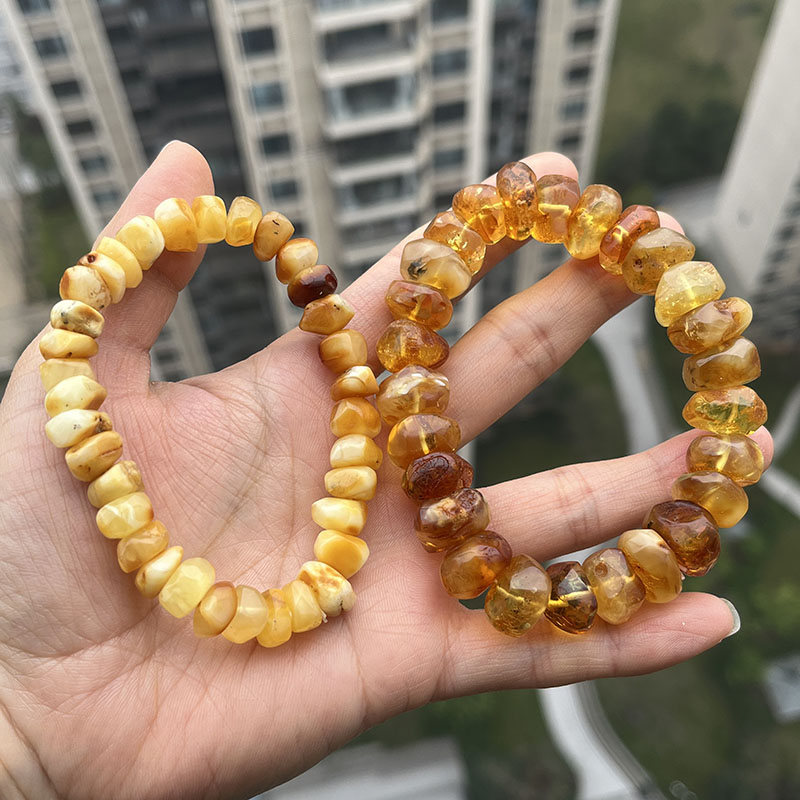 Pulseras de Ámbar Amarillo 100 - Gemstone Bracelet Healing reseña y precio