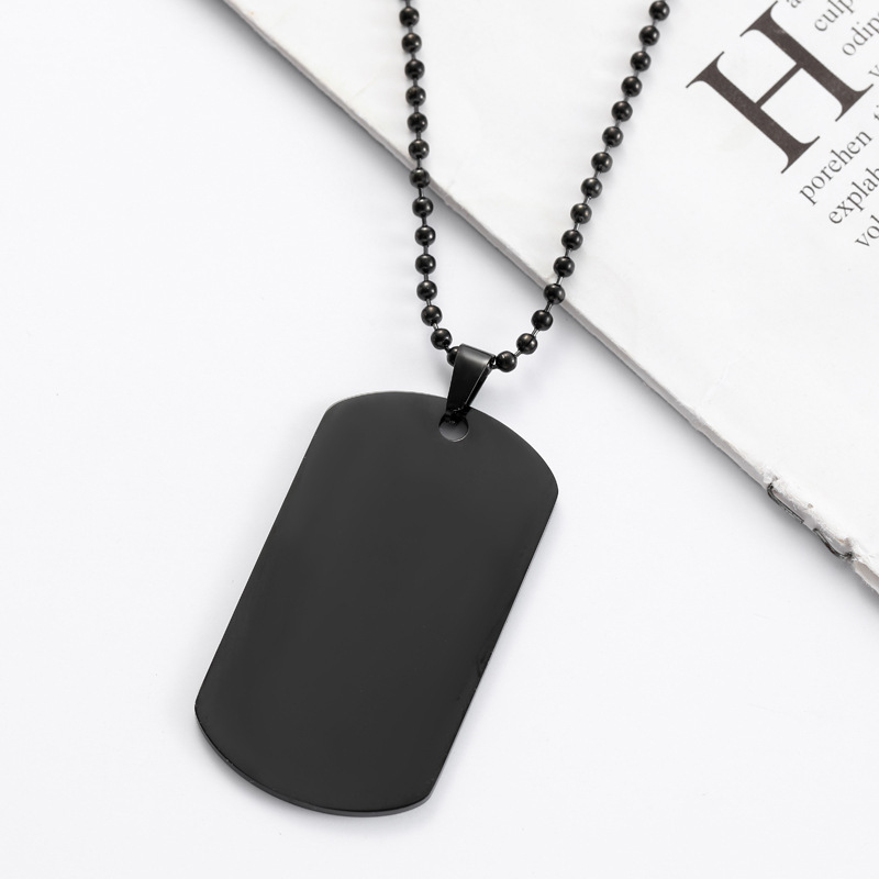HNSP - Colgante de Acero Inoxi - Mens Dog Tag Necklace reseña y precio