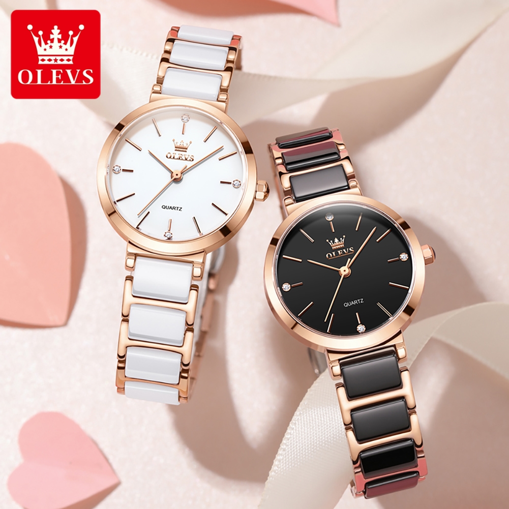 OLEVS Reloj de mujer 5877 Relo - Jewelry For Watches reseña y precio