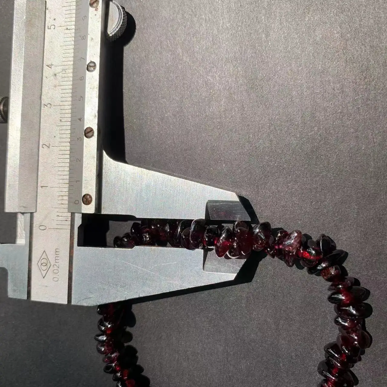 Pulsera de granate Natural par - Gemstone Bracelet Healing reseña y precio