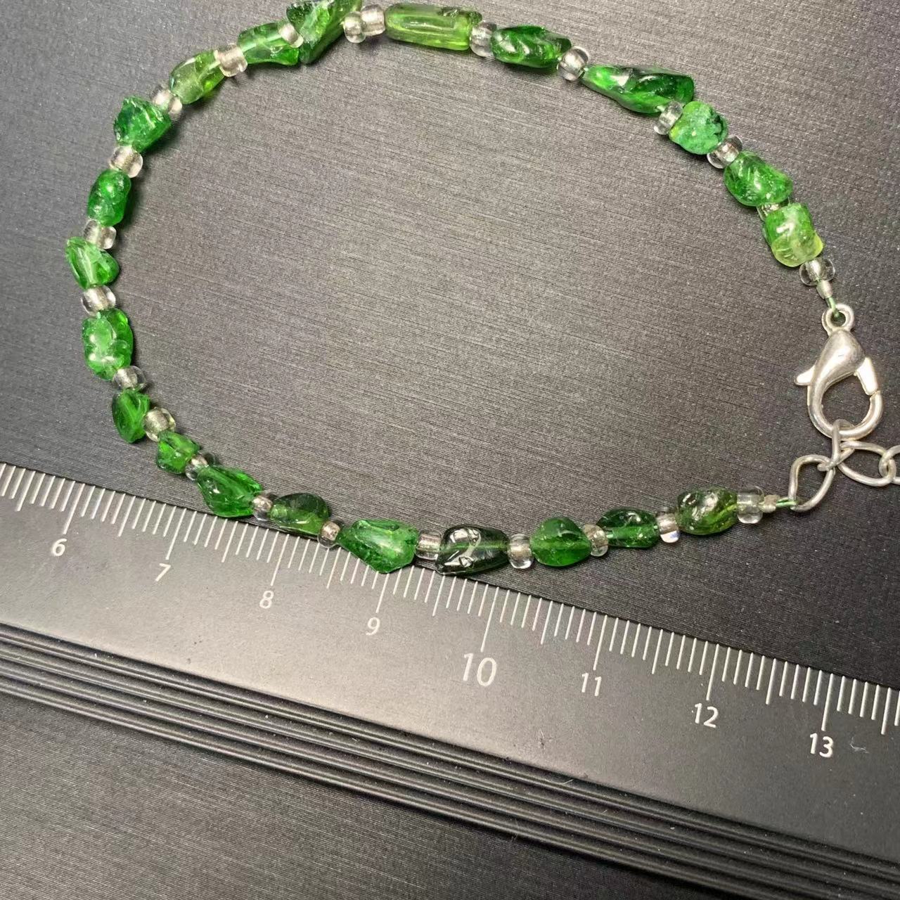 HEYYA-pulsera de diópsido Natu - Gemstone Bracelet Healing reseña y precio