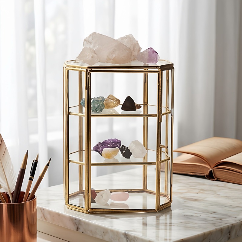Caja de Joyería de Vidrio Esti - Jewelry Stores With Watches reseña y precio