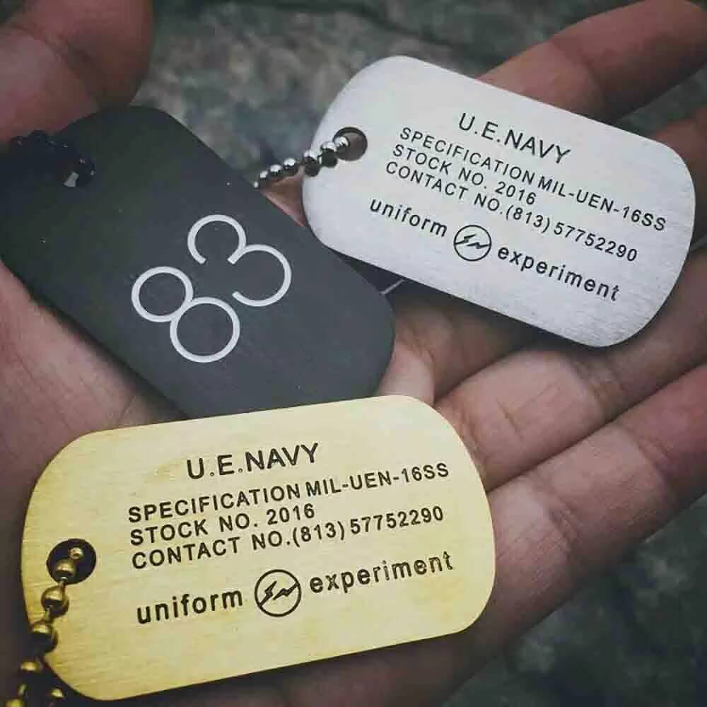 Street Hip Hop Lightning No. 8 - Mens Dog Tag Necklace reseña y precio