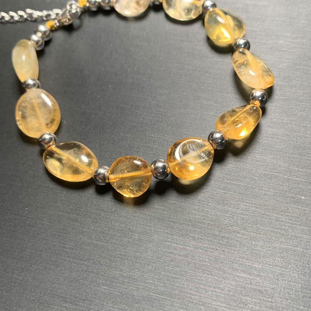 HEYYA-pulsera de citrino Natur - Gemstone Bracelet Healing reseña y precio