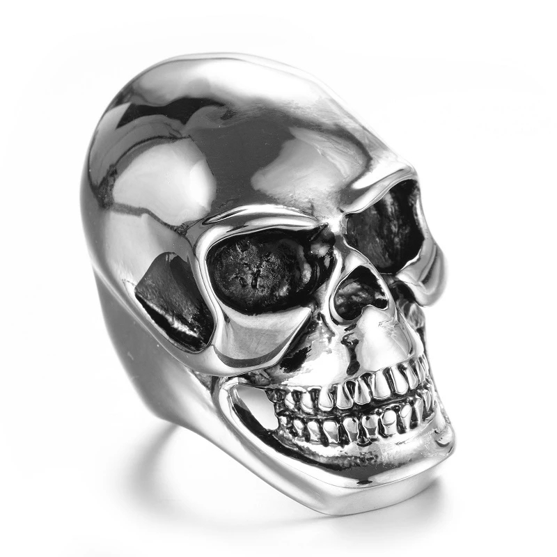 Nuevo Anillo de Acero Inoxidab - Gothic Skull Ring reseña y precio