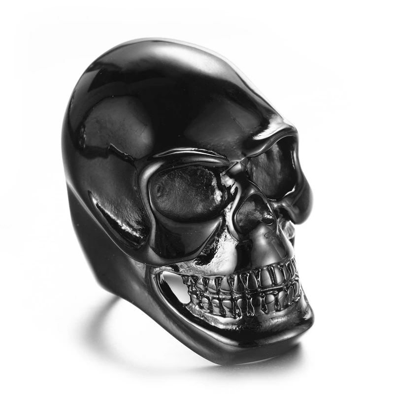 Nuevo Anillo de Acero Inoxidab - Gothic Skull Ring reseña y precio