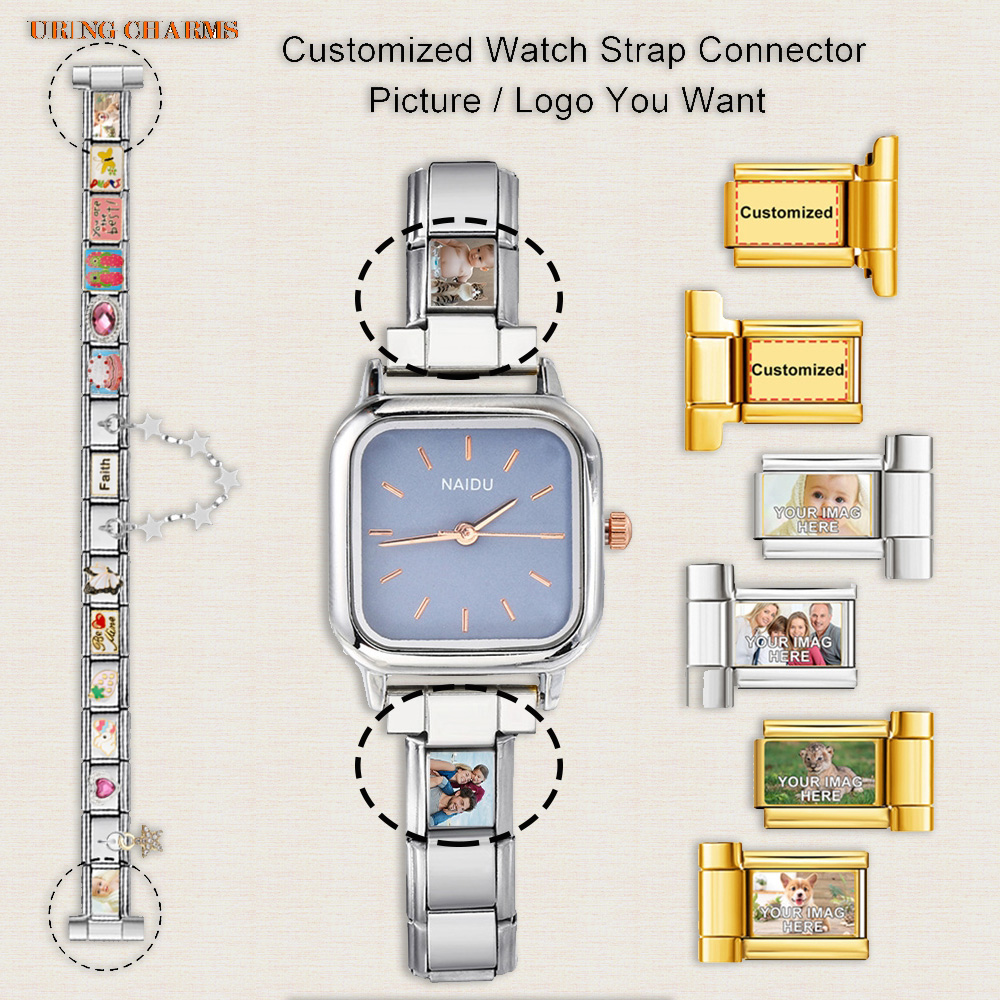 1 par de conector de correa de - Jewelry Making Watches reseña y precio