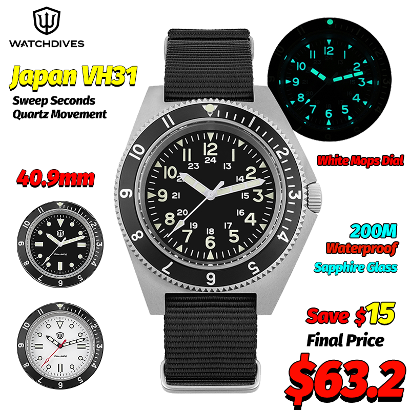 Watchdives WD1972 Reloj de cua - Jewelry For Watches reseña y precio