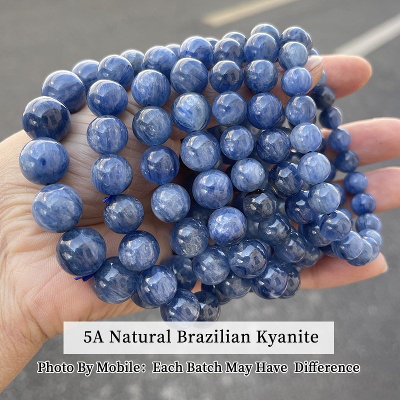 Pulsera de Cianita Brasileña N - Gemstone Bracelet Healing reseña y precio