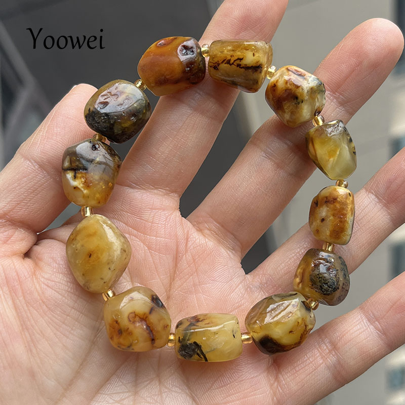 Pulseras de Ámbar 100% Auténti - Gemstone Bracelet Healing reseña y precio