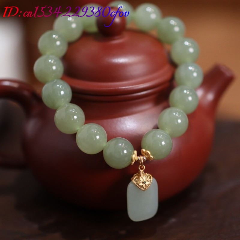 Pulsera de Jade Natural de Hot - Gemstone Bracelet Healing reseña y precio