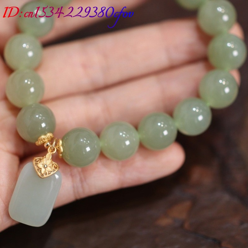 Pulsera de Jade Natural de Hot - Gemstone Bracelet Healing reseña y precio