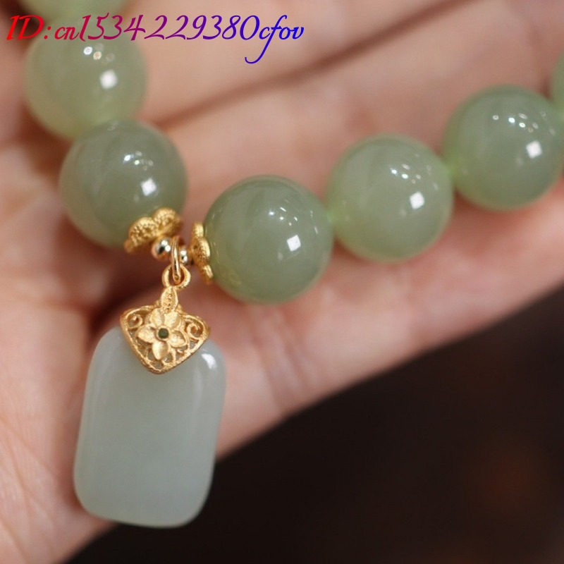 Pulsera de Jade Natural de Hot - Gemstone Bracelet Healing reseña y precio