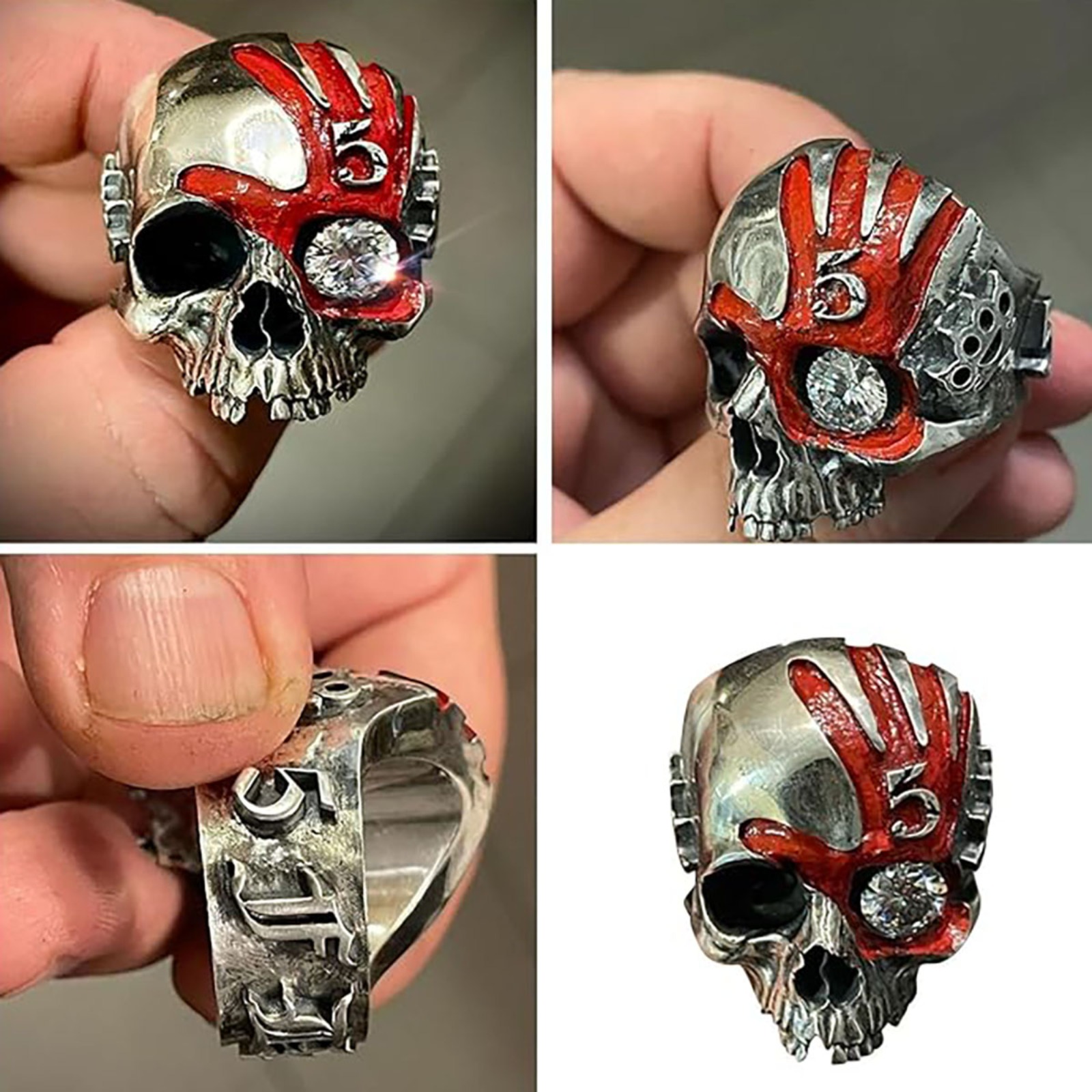 Anillo de Calavera con Cinco D - Gothic Skull Ring reseña y precio