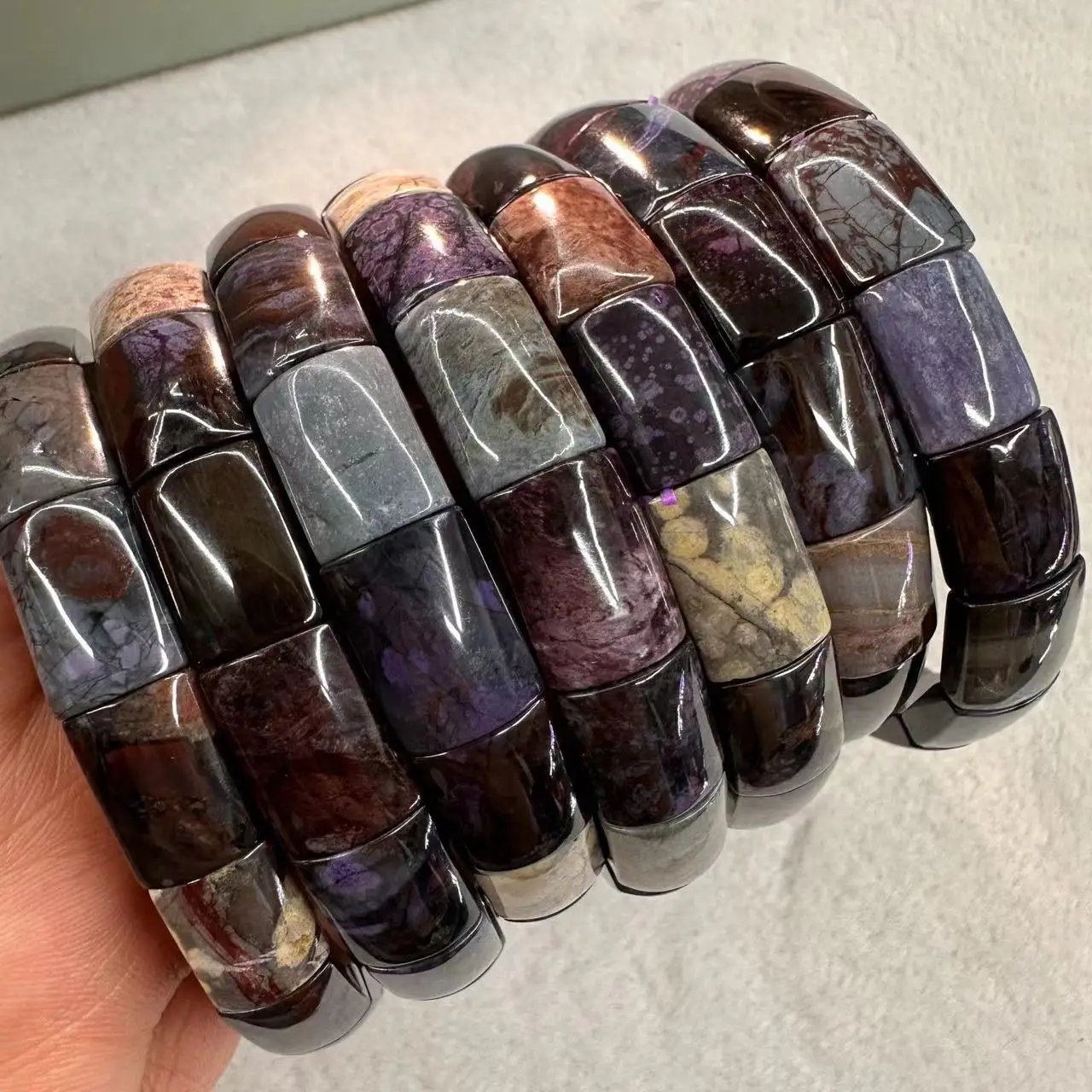 Pulsera de sugilita Natural AA - Gemstone Bracelet Healing reseña y precio