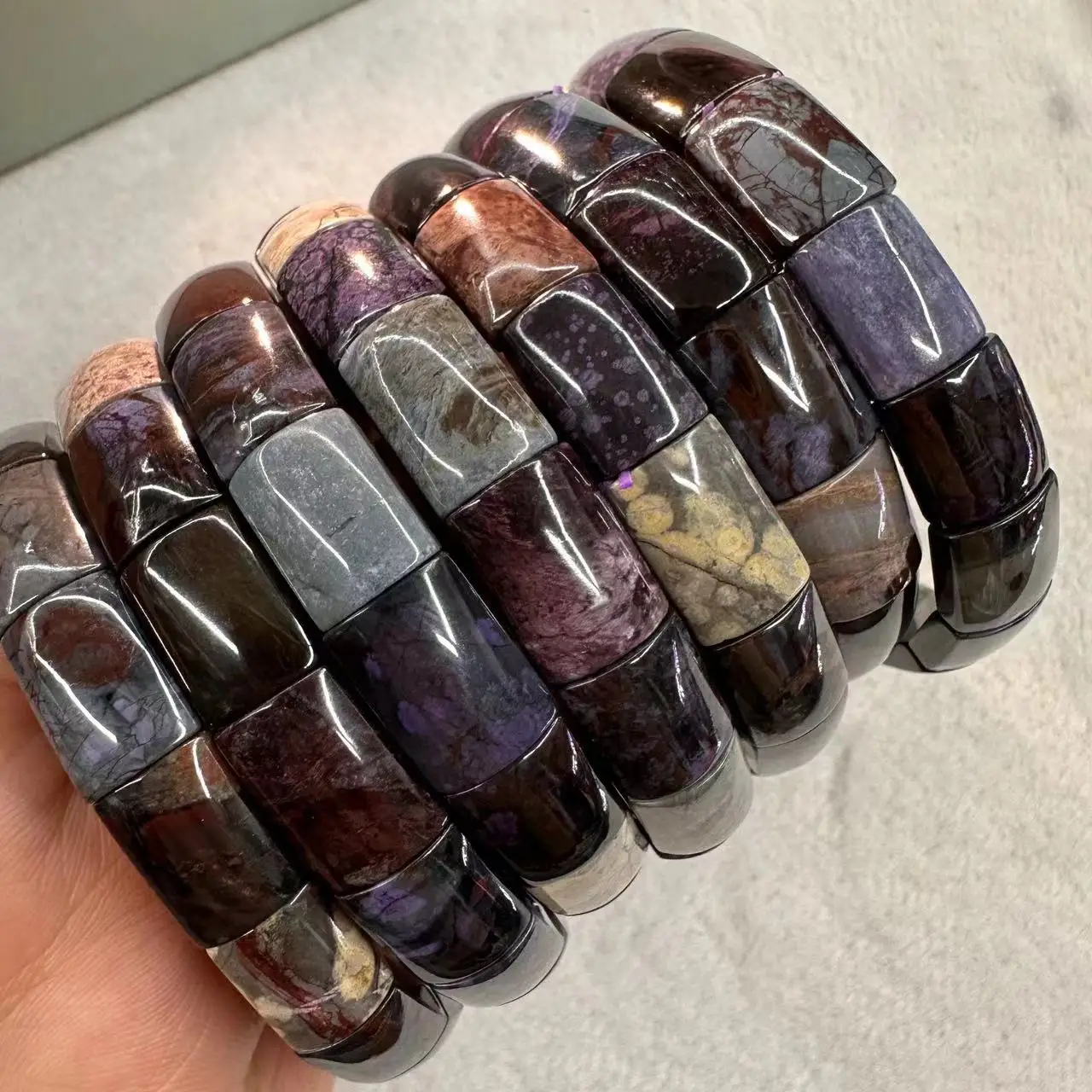 Pulsera de sugilita Natural AA - Gemstone Bracelet Healing reseña y precio