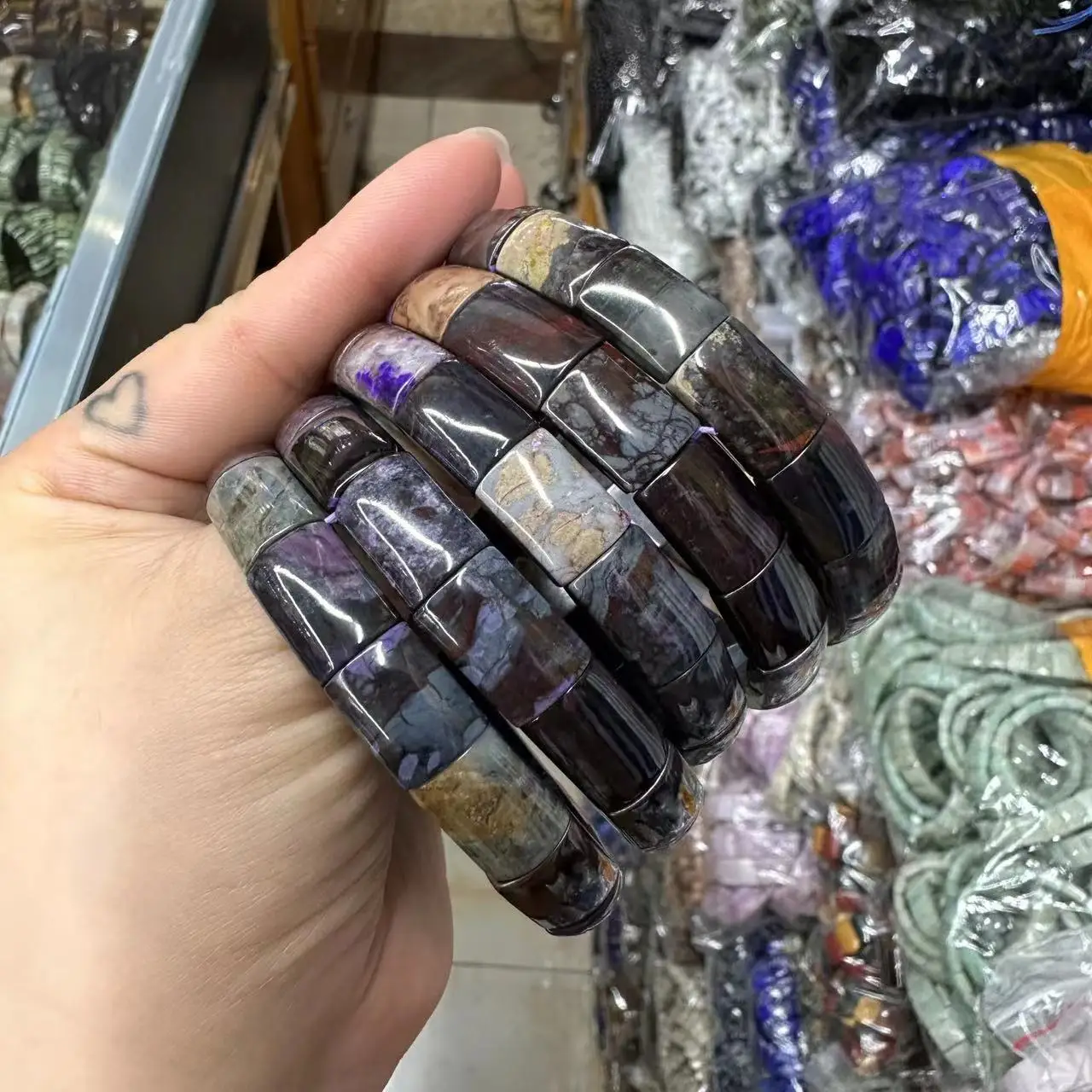 Pulsera de sugilita Natural AA - Gemstone Bracelet Healing reseña y precio