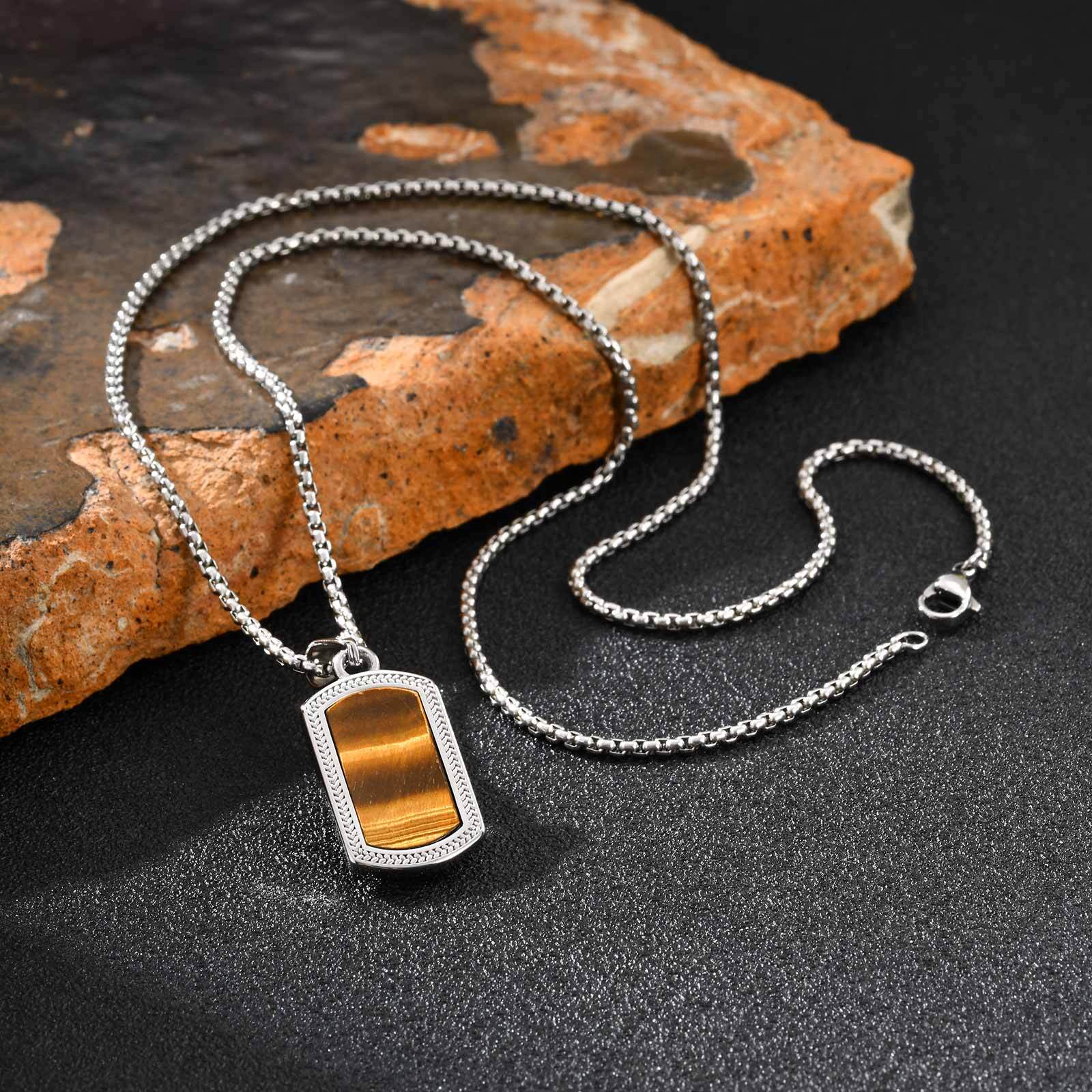 Vnox Collar con colgante de pi - Mens Dog Tag Necklace reseña y precio